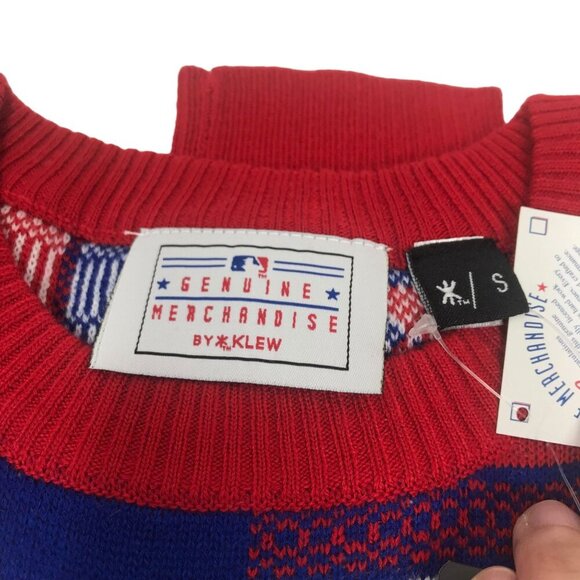 Philadelphia Phillies Red Ugly Christmas Sweater Genuine Merchandise Small S - Picture 4 of 4